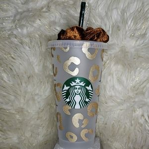 Starbucks Glitter Cheetah Tumbler
